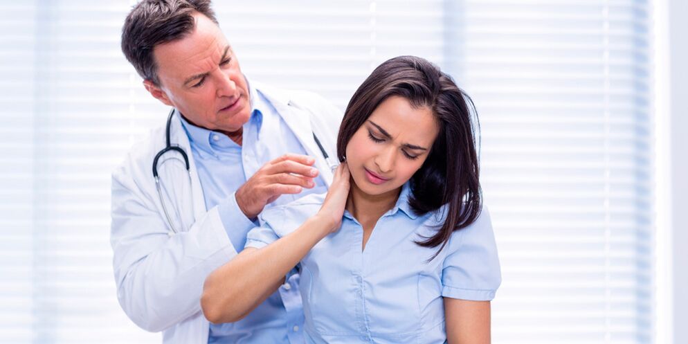 дијагноза на болка во вратот